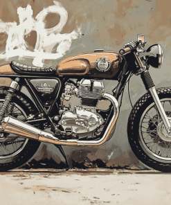 Enfield Interceptor Engines Diamond Painting