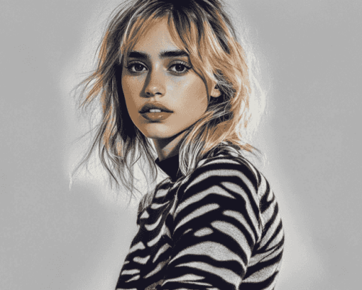 English Model Suki Waterhouse Diamond Painting