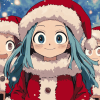 Eri MHA Christmas Anime Diamond Painting