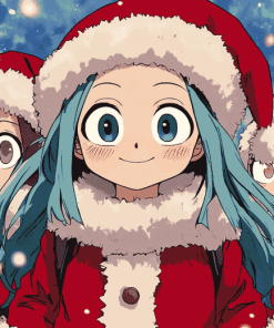 Eri MHA Christmas Anime Diamond Painting