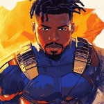 Erik Killmonger Animation Diamond Painting