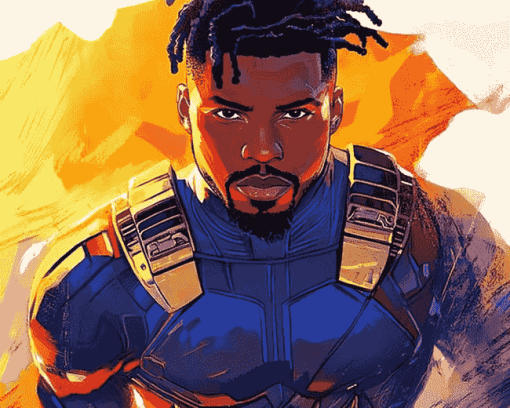 Erik Killmonger Animation Diamond Painting