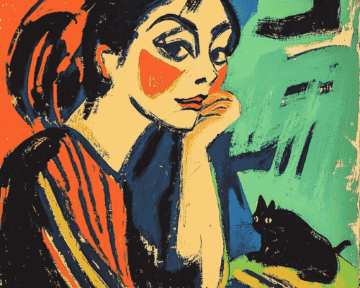 Ernst Ludwig Kirchner Vintage Women Diamond Painting