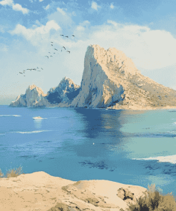 Es Vedra Island Seascape Diamond Painting