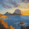 Es Vedra Sunset Seascape Diamond Painting