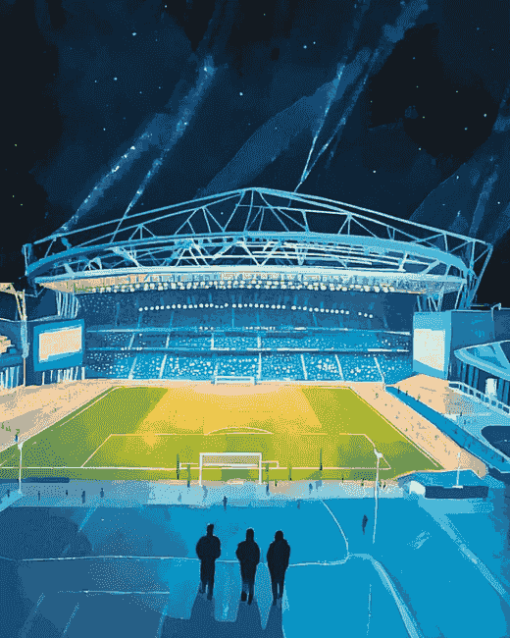 Etihad Stadium Art Diamond Painting