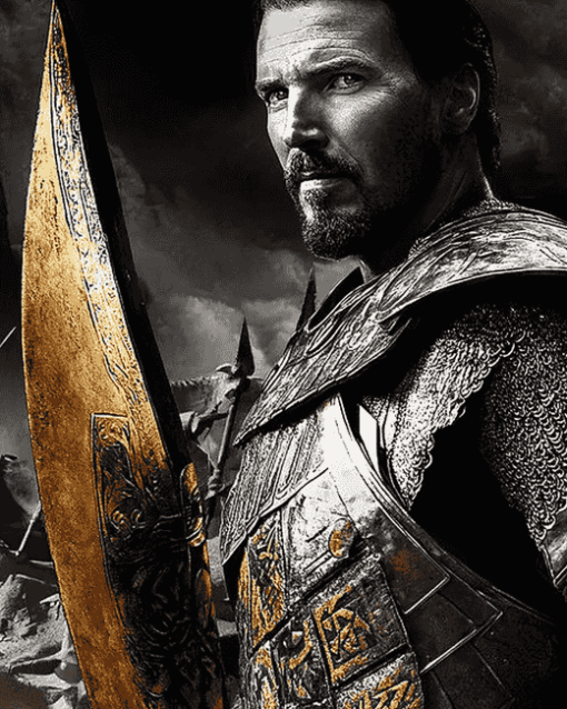 Exodus Gods And Kings Black and White Diamond Painting