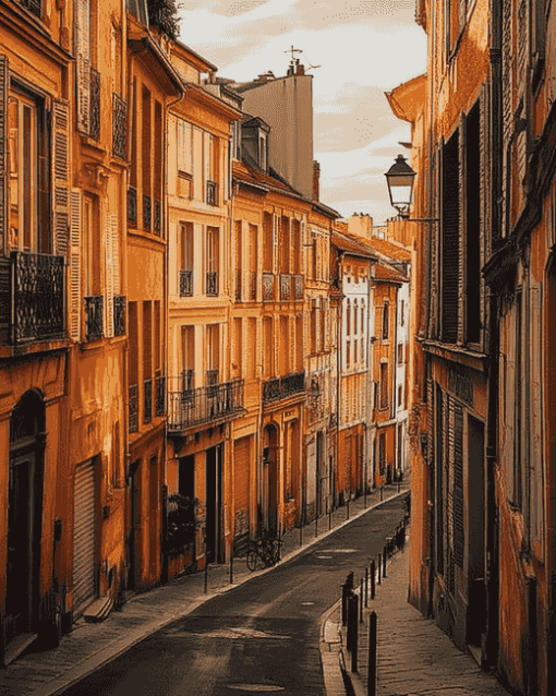 Exploring Toulouse Streets France Diamond Painting