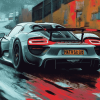 Exquisite Porsche 918 Cars Diamond Painting