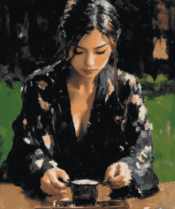 Fabian Perez Asian Woman Diamond Painting