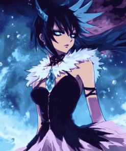 Fairy Tail Midnight Anime Fantasy Diamond Painting