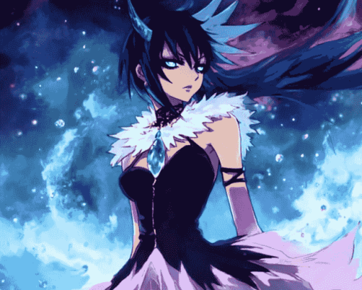 Fairy Tail Midnight Anime Fantasy Diamond Painting