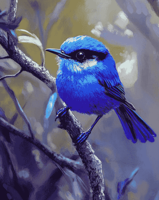 Fairy Wren Birds Diamond Painting