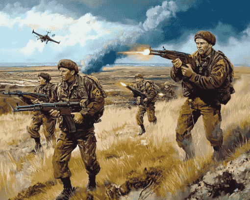 Falklands Military Diamond Painting