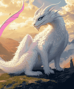 Falkor Fantasy Dragons Diamond Painting