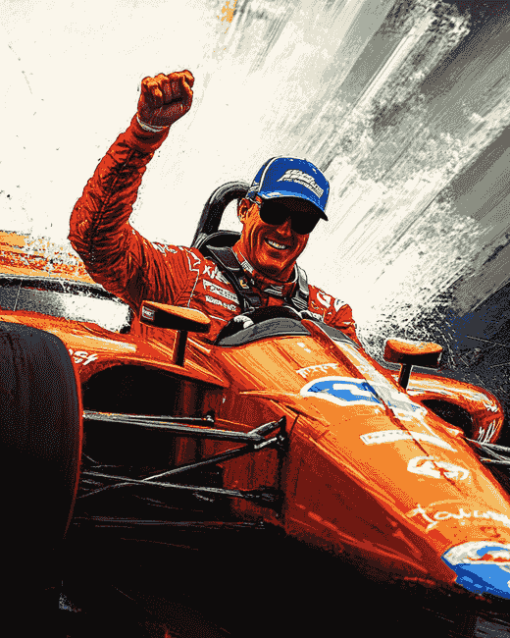 Famous Scott Dixon Cars Diamond Painting