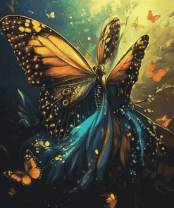 Fantasy Butterfly Design Diamond Painting