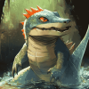 Fantasy Croconaw Pokemon Diamond Painting