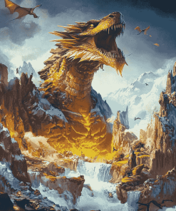 Fantasy Dragon Adventure Diamond Painting