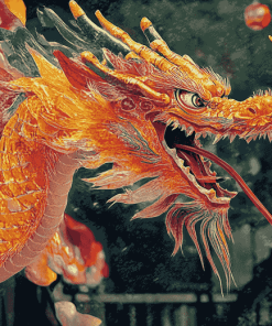 Fantasy Dragon Animation Diamond Painting