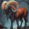 Fantasy Mouflon Art Diamond Painting