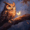 Fantasy Owl Bird Diamond Painting