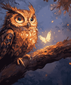 Fantasy Owl Bird Diamond Painting