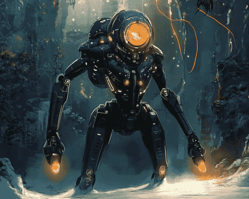 Fantasy Robot Animation Diamond Painting