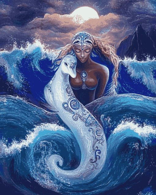 Fantasy Sea Guardian Diamond Painting