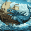 Fantasy Sea Monsters Diamond Painting