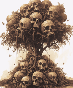 Fantasy Skull Tree Diamond Painting