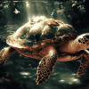 Fantasy Space Turtles Diamond Painting