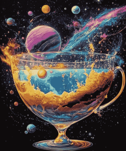 Fantasy Universe Cup Diamond Painting