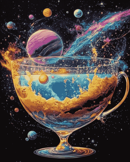 Fantasy Universe Cup Diamond Painting