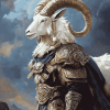 Fantasy Warrior Goat Diamond Painting