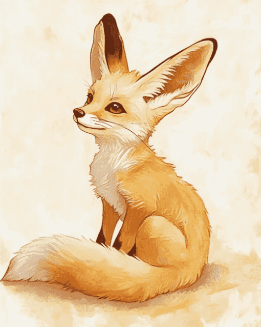 Fennec Fox Diamond Painting