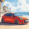 Fiesta St Car Engines Diamond Painting