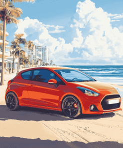 Fiesta St Car Engines Diamond Painting