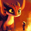 Fire Fury Dragon Adventure Diamond Painting