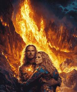 Fire Saga Movie Diamond Painting