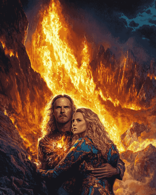 Fire Saga Movie Diamond Painting