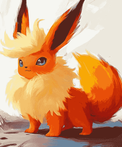 Flareon Fantasy Diamond Painting