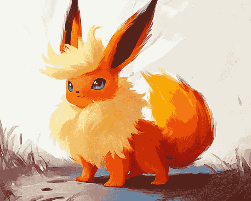 Flareon Fantasy Diamond Painting