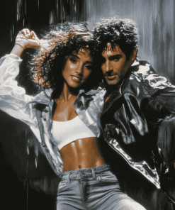 Flashdance Movie Characters Diamond Painting