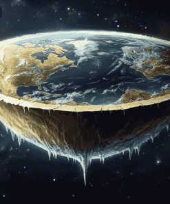 Flat Earth Space Art Diamond Painting