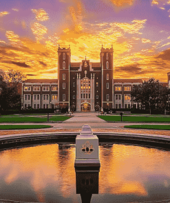 Florida State University Skyline Diamond Painting