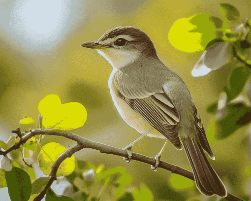 Flycatcher Birds Diamond Painting