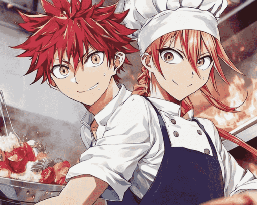 Food Wars Anime Diamond Painting