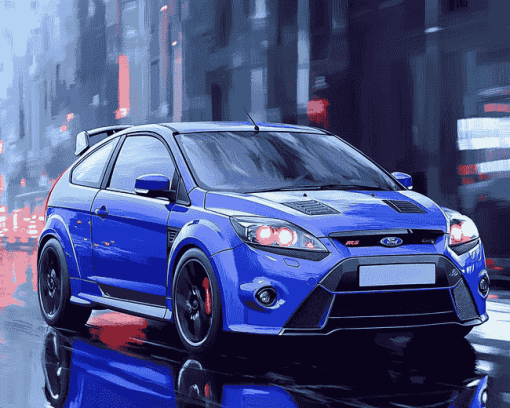 Ford Focus RS Cars Diamond Painting