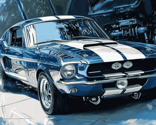 Ford Shelby GT500 Cars Diamond Painting